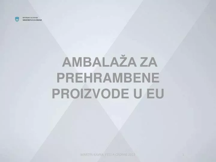 ambala a za prehrambene proizvode u eu