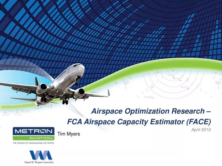 airspace optimization research fca airspace capacity estimator face april 2010