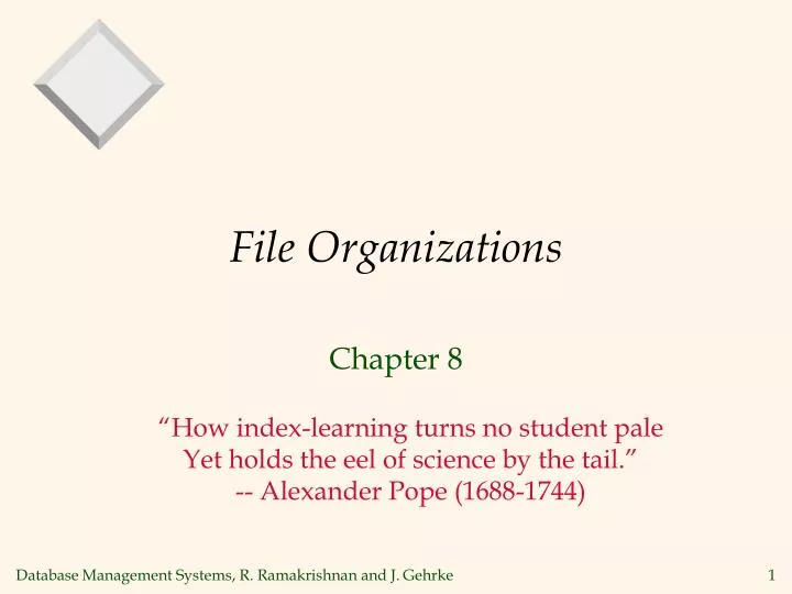 file organizations