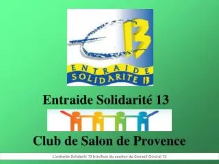 Entraide Solidarité 13