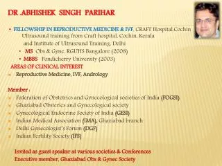 DR .ABHISHEK SINGH PARIHAR