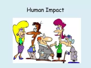 human impact