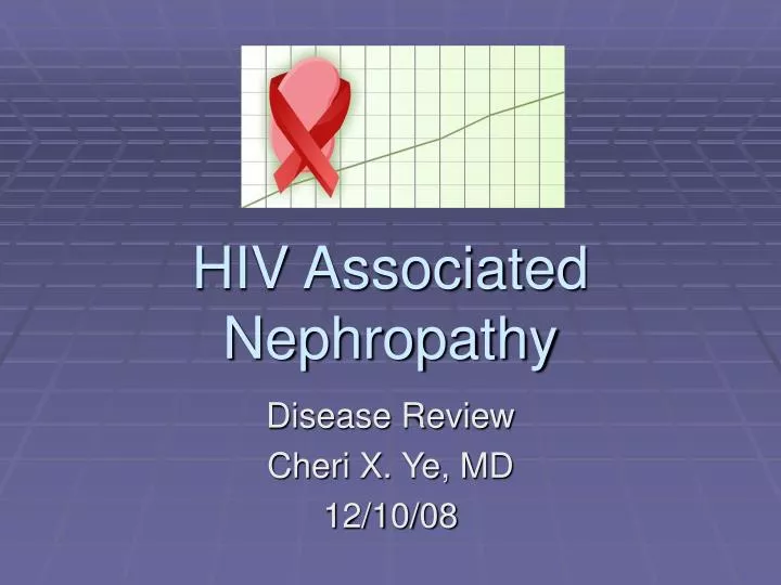 hiv associated nephropathy