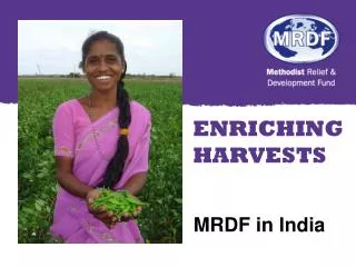 MRDF in India