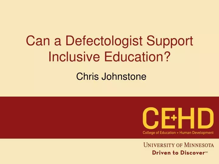 can a defectologist support inclusive education