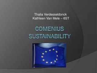 Comenius Sustainability
