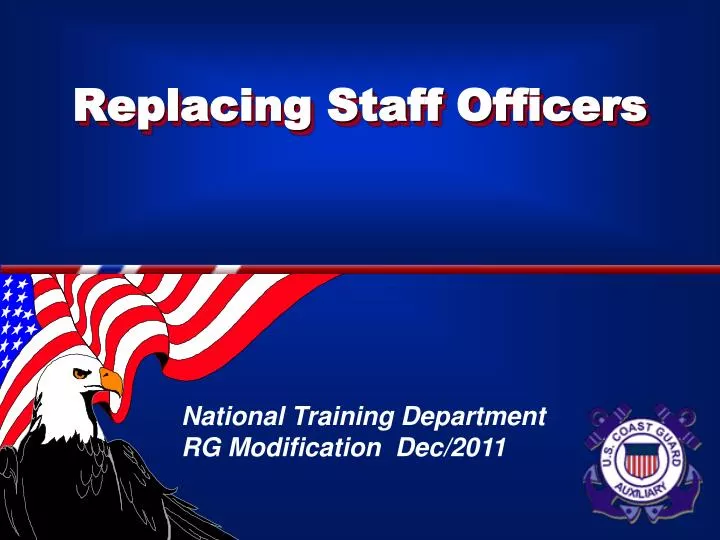 replacing staff officers