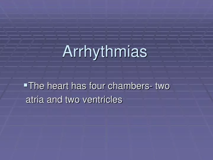arrhythmias