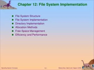 chapter 12 file system implementation
