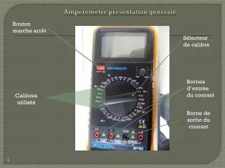 amp rem tre pr sentation g n rale