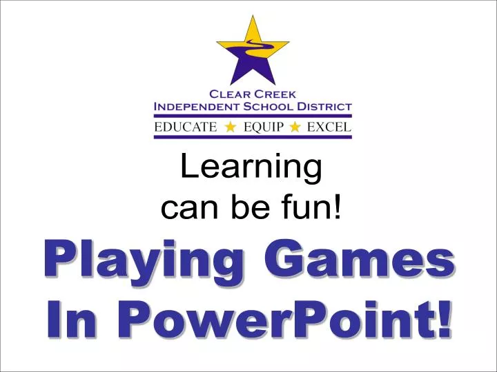 playing games in powerpoint