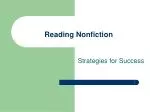 Reading Nonfiction - slide 1