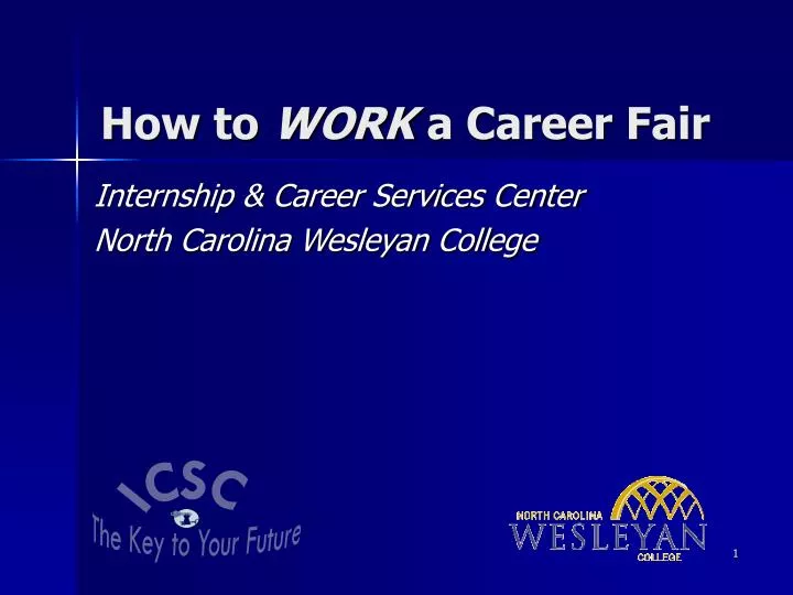 how to work a career fair