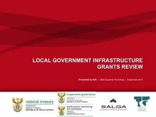 LOCAL GOVERNMENT INFRASTRUCTURE GRANTS REVIEW