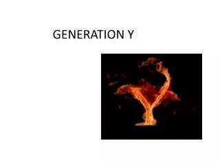 GENERATION Y