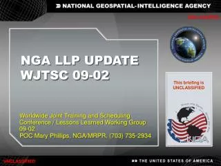 NGA LLP UPDATE WJTSC 09-02