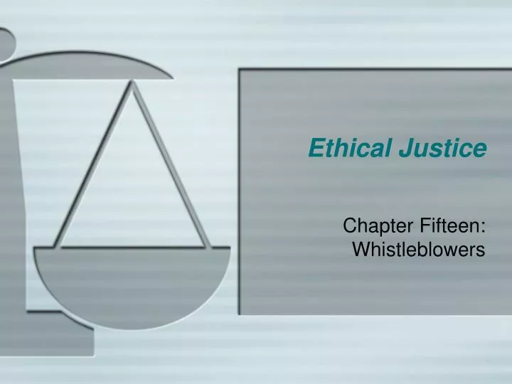 ethical justice