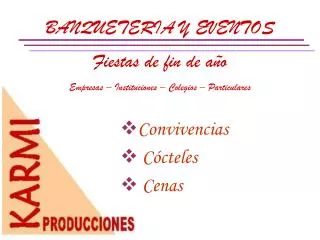 banqueteria y eventos
