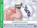 Inherited Disorders - slide 1