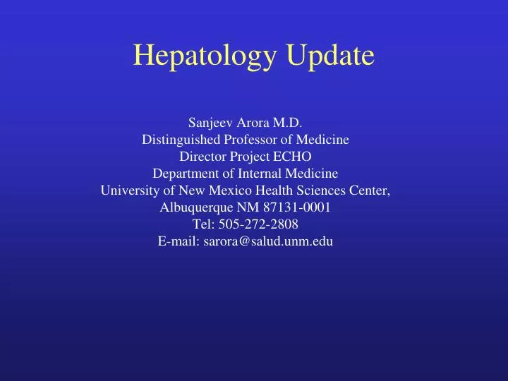 hepatology update