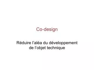 co design