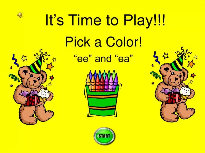 pick a color ee and ea