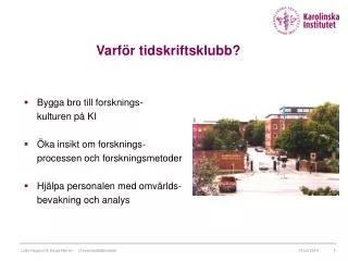 varf r tidskriftsklubb