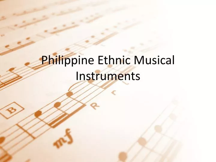 philippine ethnic musical instruments