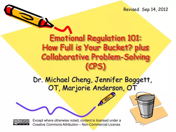 emotional regulation 101 how full is your bucket plus collaborative problem solving cps