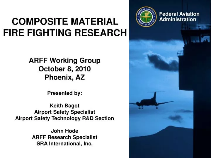 composite material fire fighting research