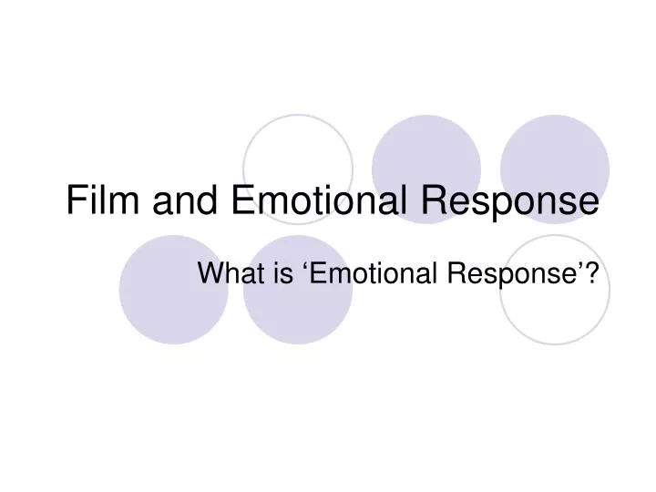film and emotional response