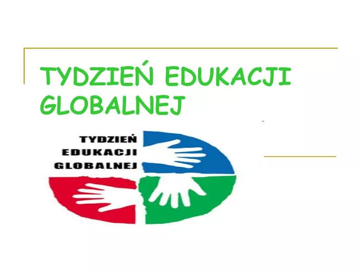 tydzie edukacji globalnej