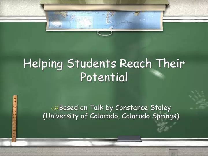 helping students reach their potential