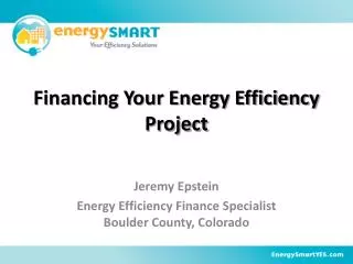 Financing Your Energy Efficiency Project