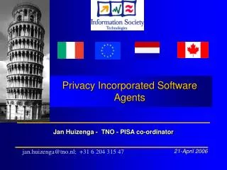 Privacy Incorporated Software Agents