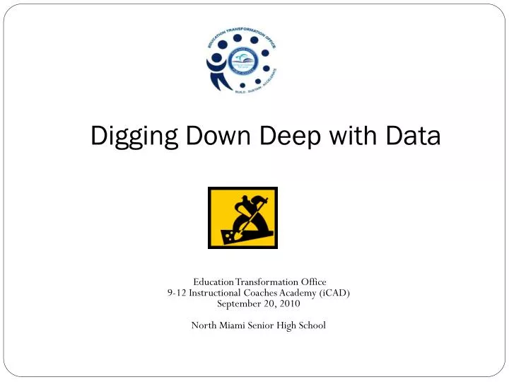 digging down deep with data