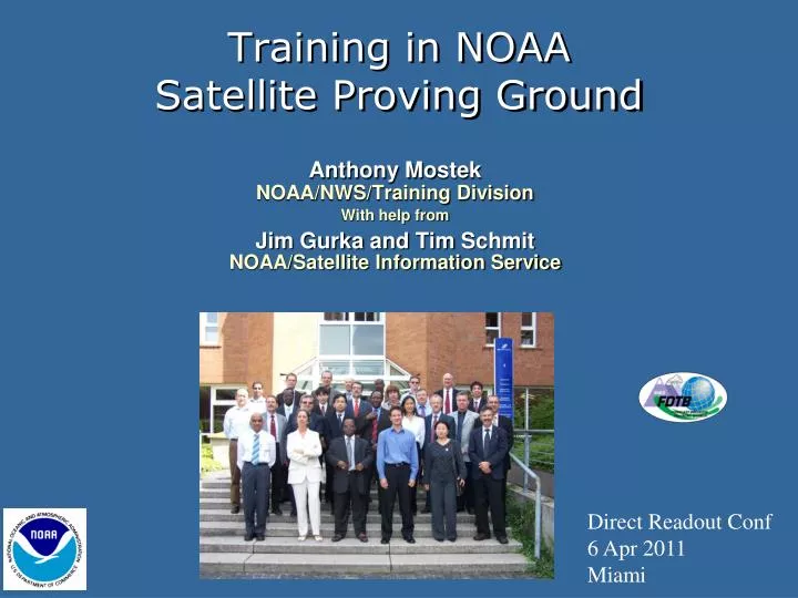 training in noaa satellite proving ground