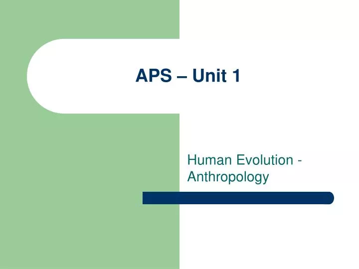 aps unit 1