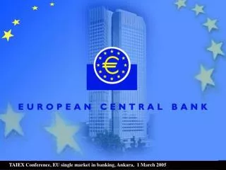 A European single market in banking
