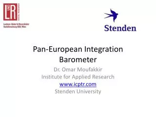 Pan-European Integration Barometer