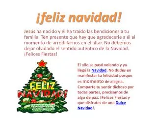 feliz navidad