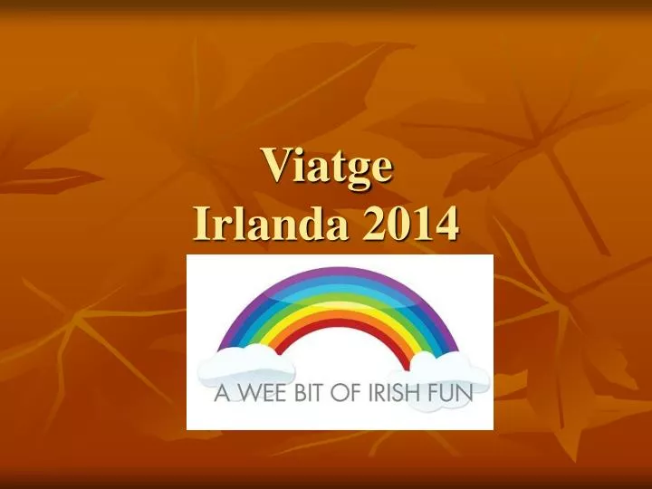 viatge irlanda 2014