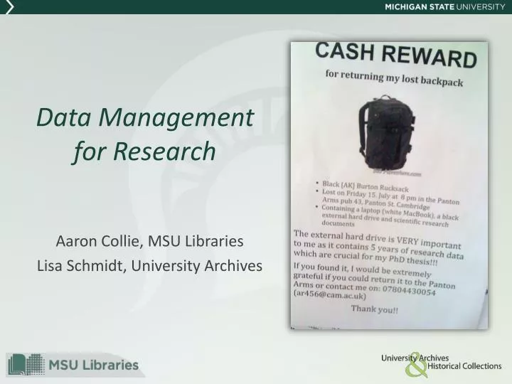 data management for research