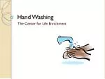 Hand Washing - slide 1