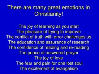 Finding The Excitement Of Evangelism Today!