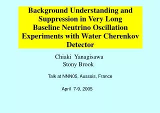 Background Understanding and Suppression in Very Long Baseline Neutrino Oscillation Experiments with Water Cherenkov De