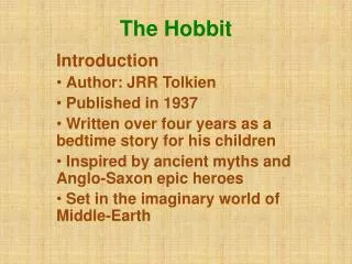 The Hobbit