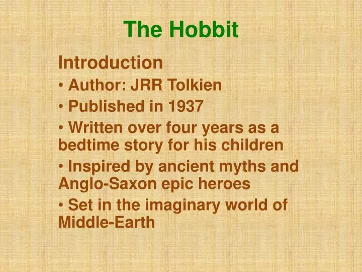 the hobbit