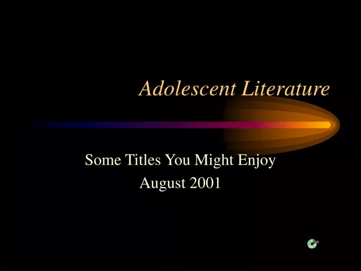 adolescent literature