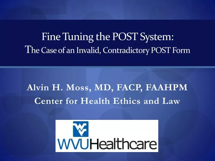 fine tuning the post system t he case of an invalid contradictory post form